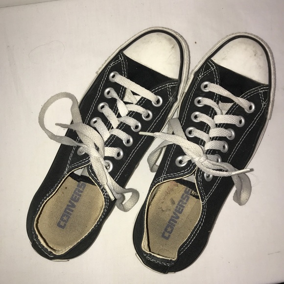 All-Star Converse Classic Black Lace-Up Sneakers - Picture 4 of 8